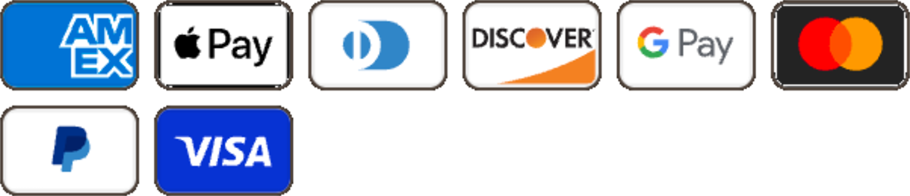Accepted payment methods